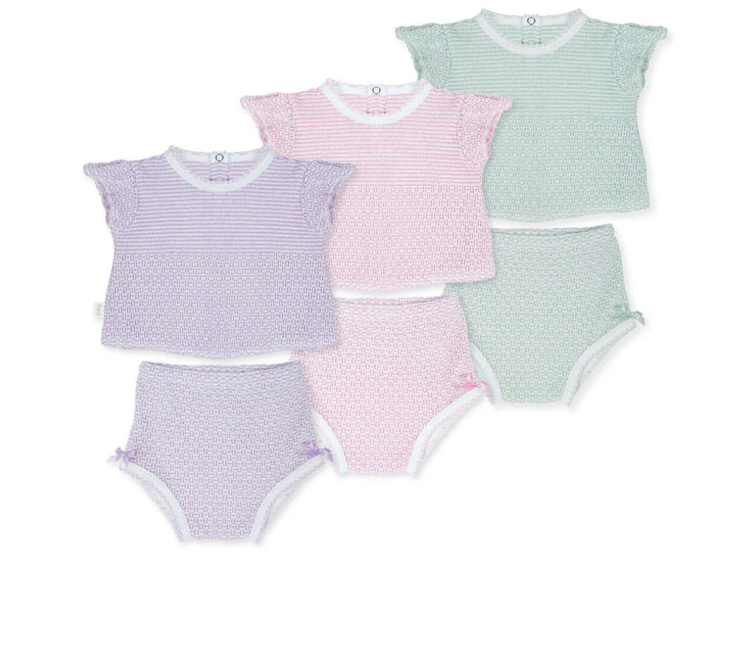 PreOrder Paty - Flutter Sleeve Diaper Set