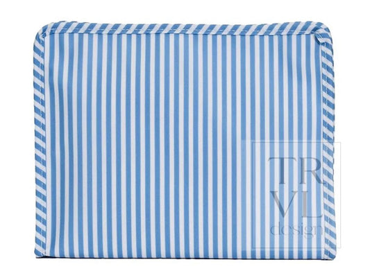 Roadie Large Zip Pouch - Pimlico Stripe Chambray