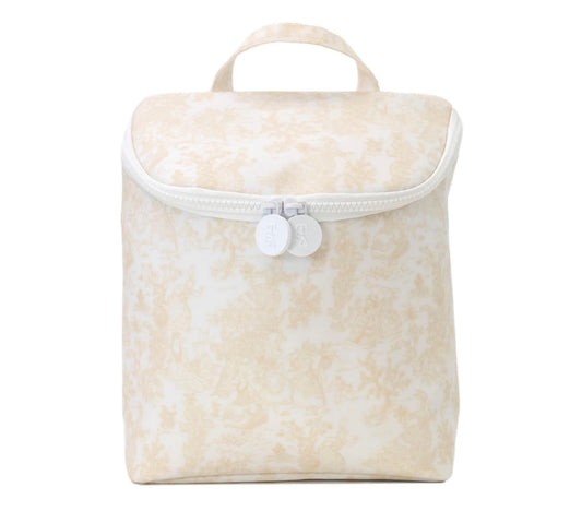 Take Away Insulated Lunch Bag - Bunny Toile Sand