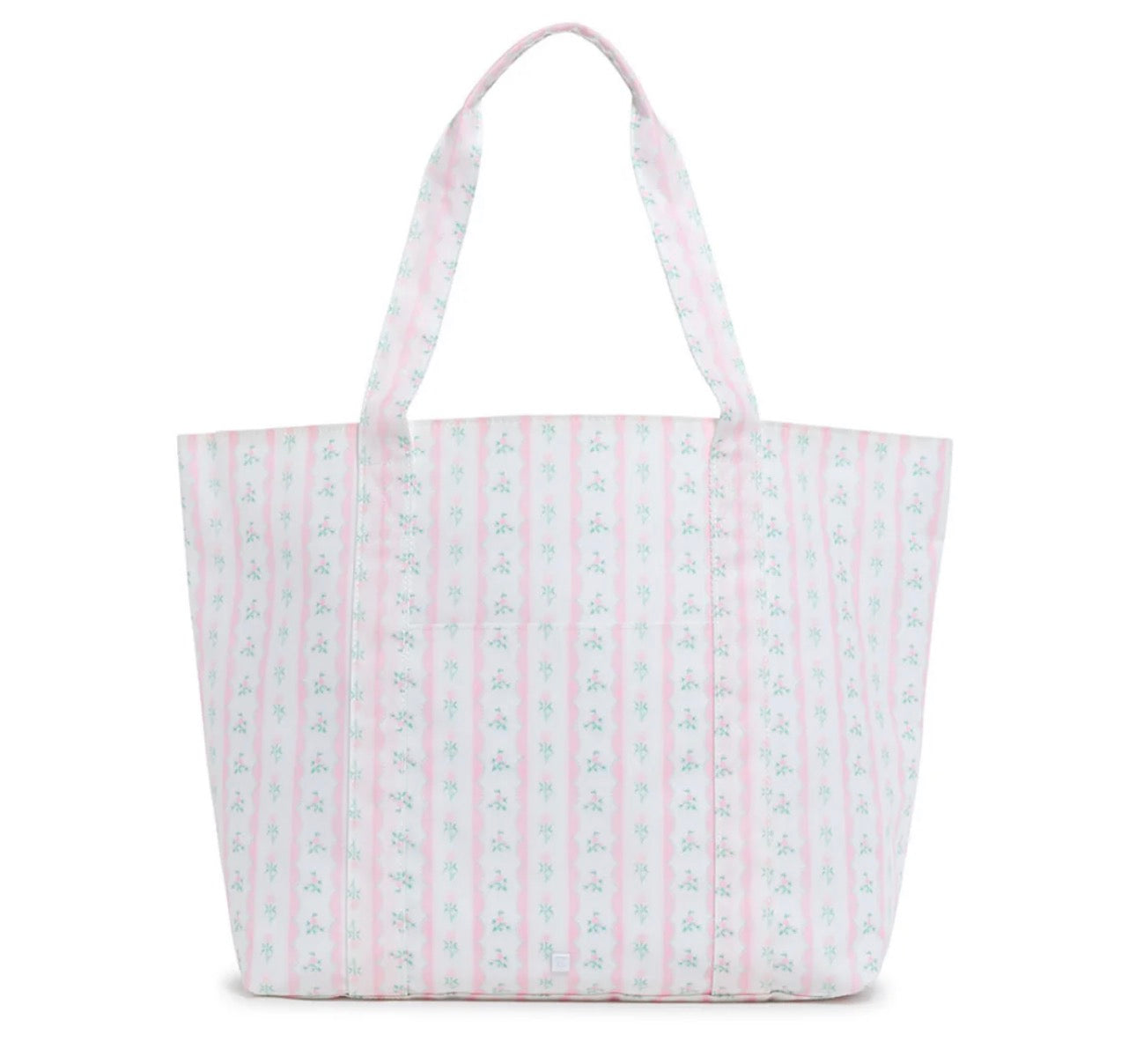 Jumbo Tote X- Large Tote Pink Ribbon Floral