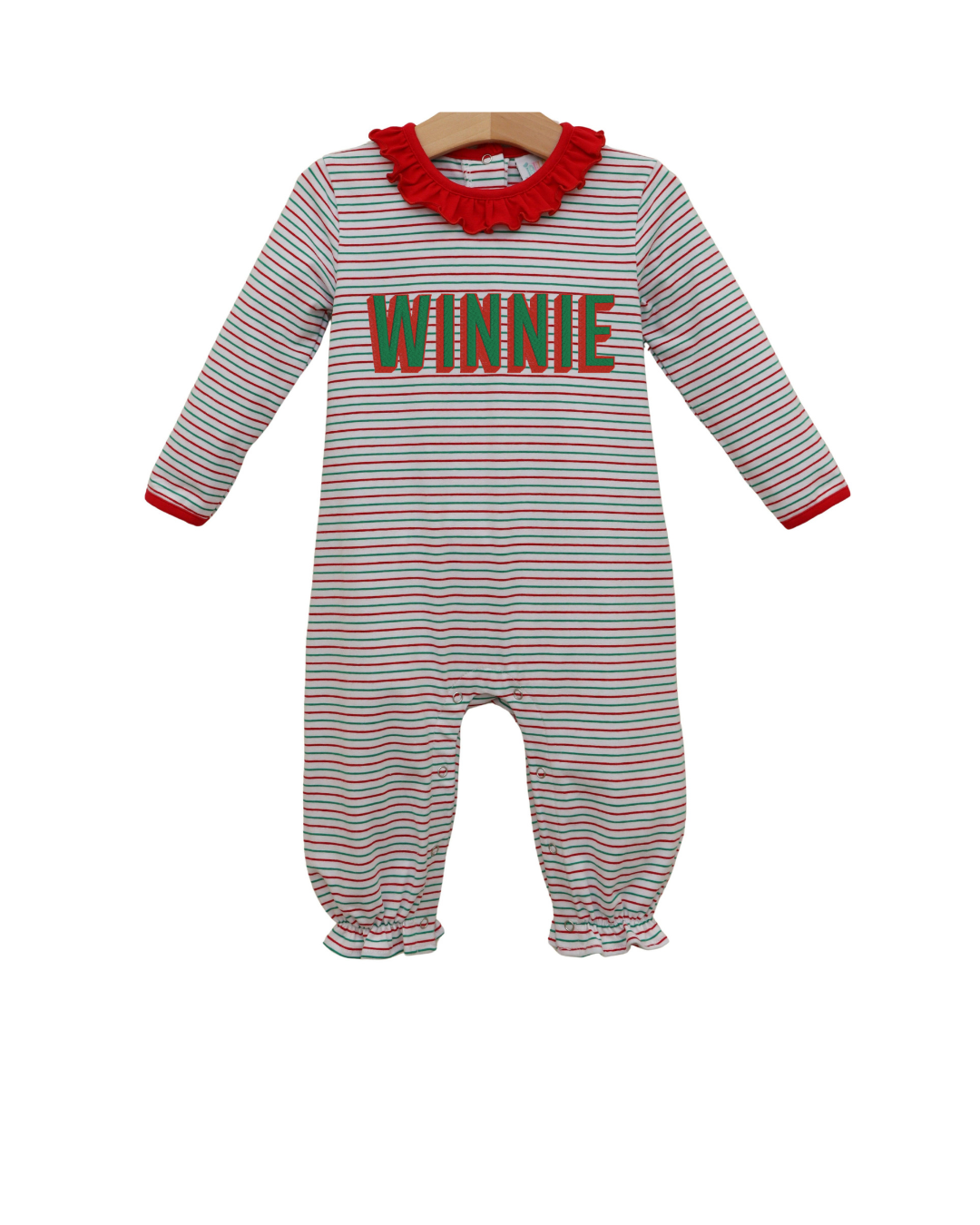 Christmas Candy Stripe Emily Romper