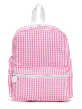 Mini Backer - Backpack Gingham Pink