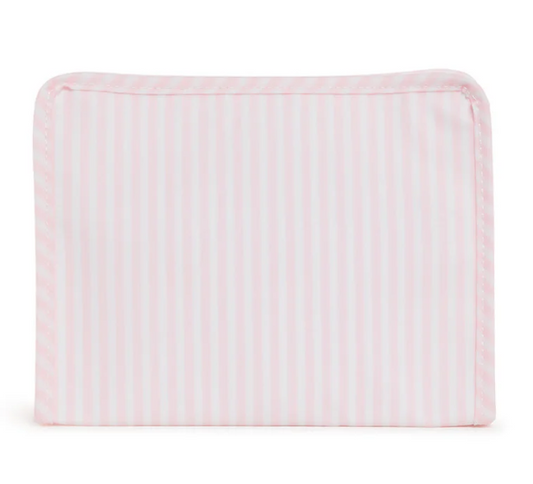 Roadie Medium Zip Pouch - Pimlico Stripe Pink